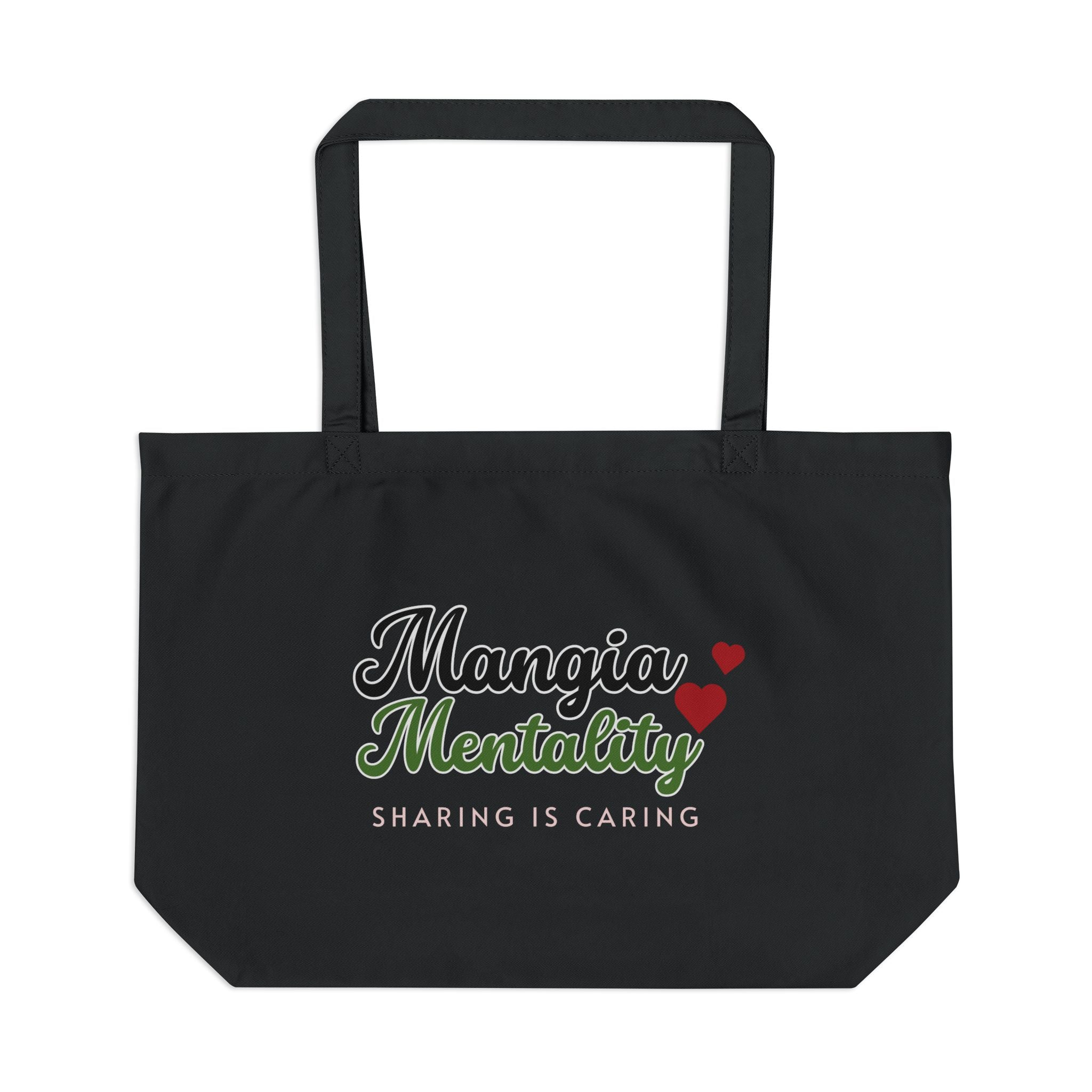 Large Eco Tote - Mangia Mentality – Sharing is Caring