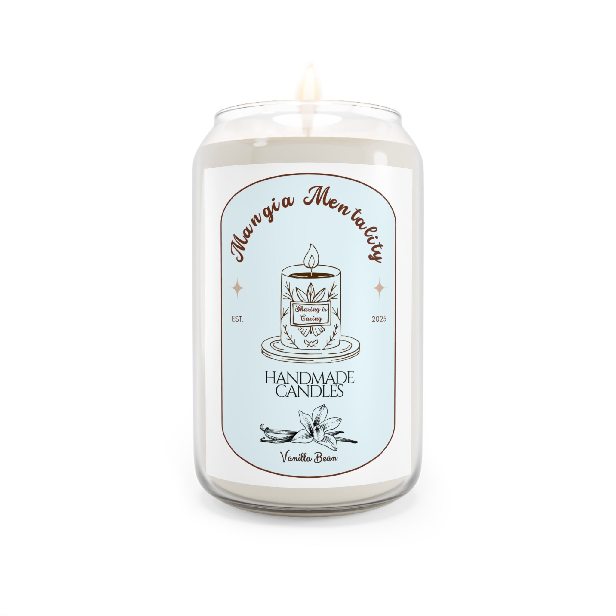Handmade Vanilla Scented Candle - 13.75oz for Relaxation and Home Decor