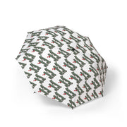 Cute Cactus Print Foldable Umbrella - Compact & Stylish Rain Gear