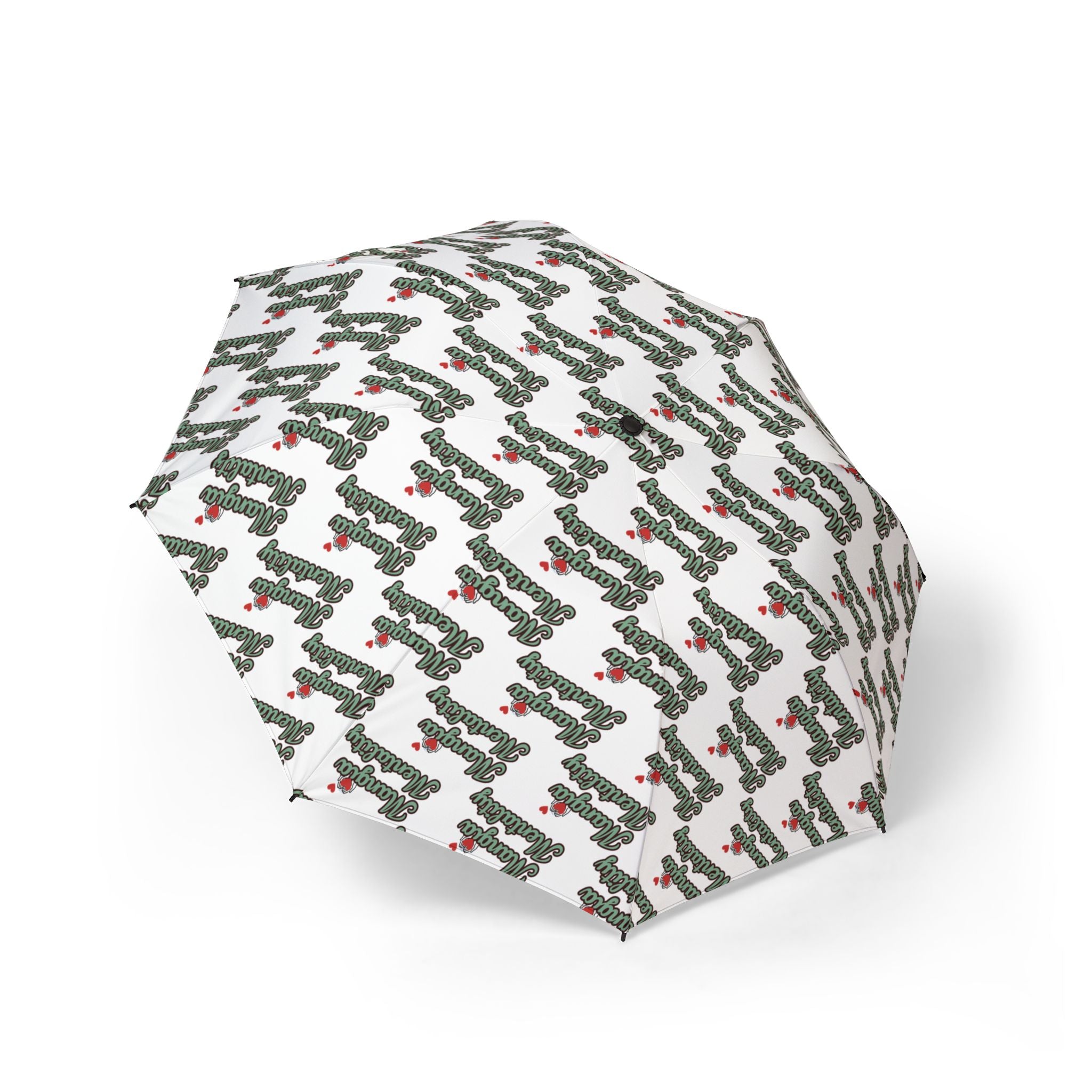 Cute Cactus Print Foldable Umbrella - Compact & Stylish Rain Gear