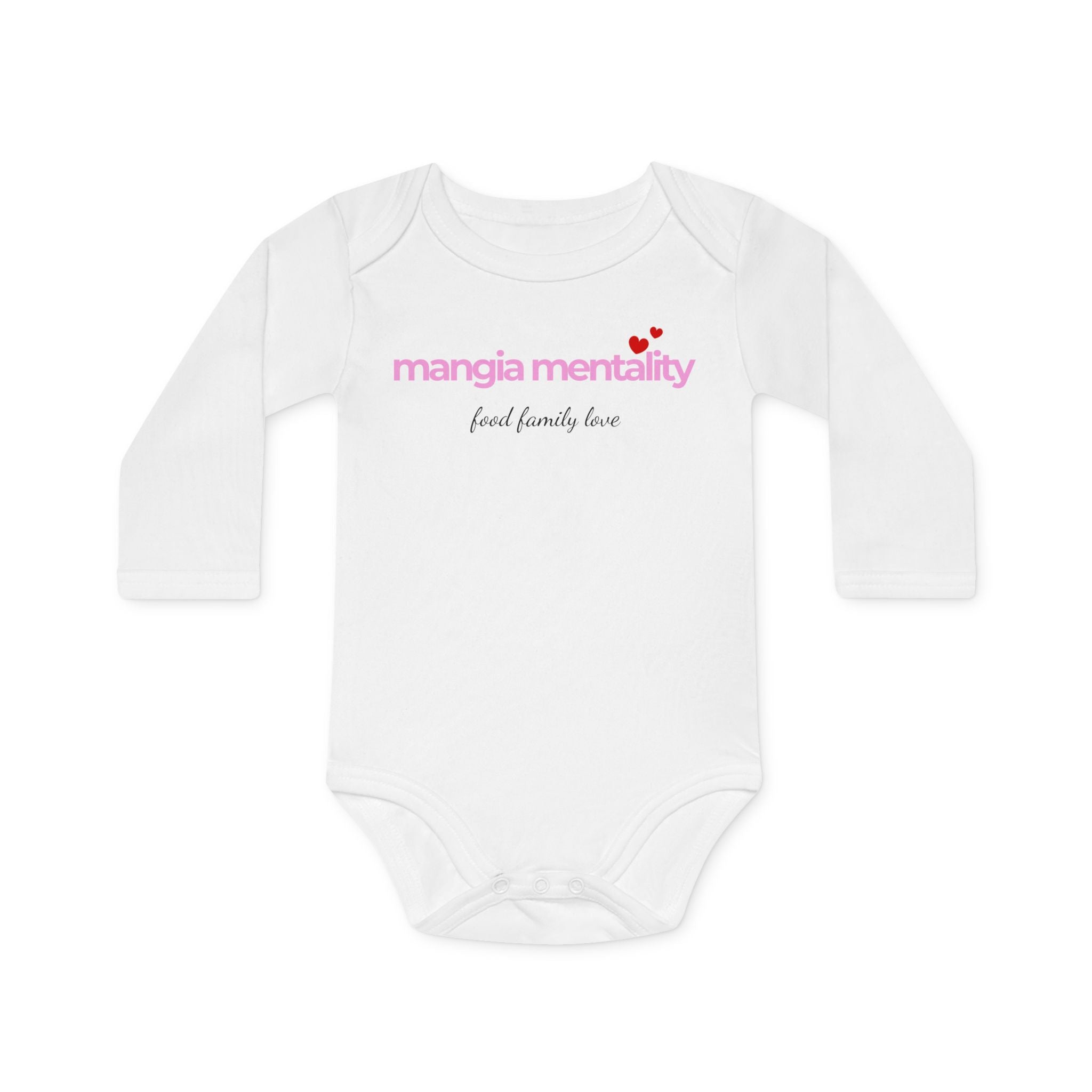 Baby Long-Sleeve Organic Bodysuit (Girls)