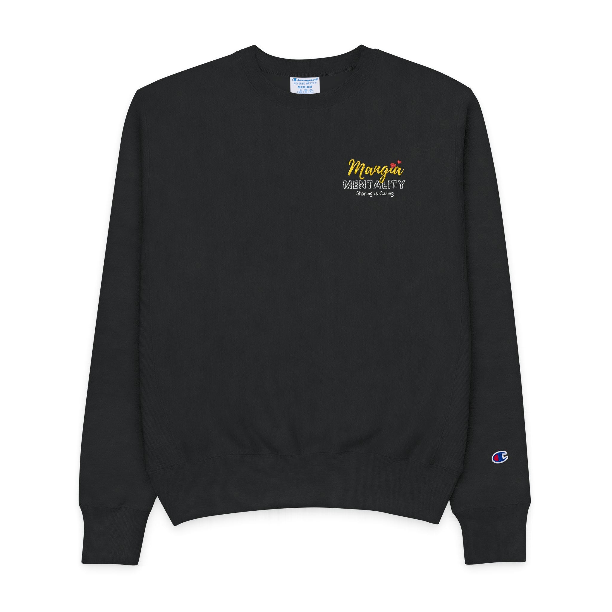Men's Champion Crewneck Sweatshirt - Motivational Quote Design