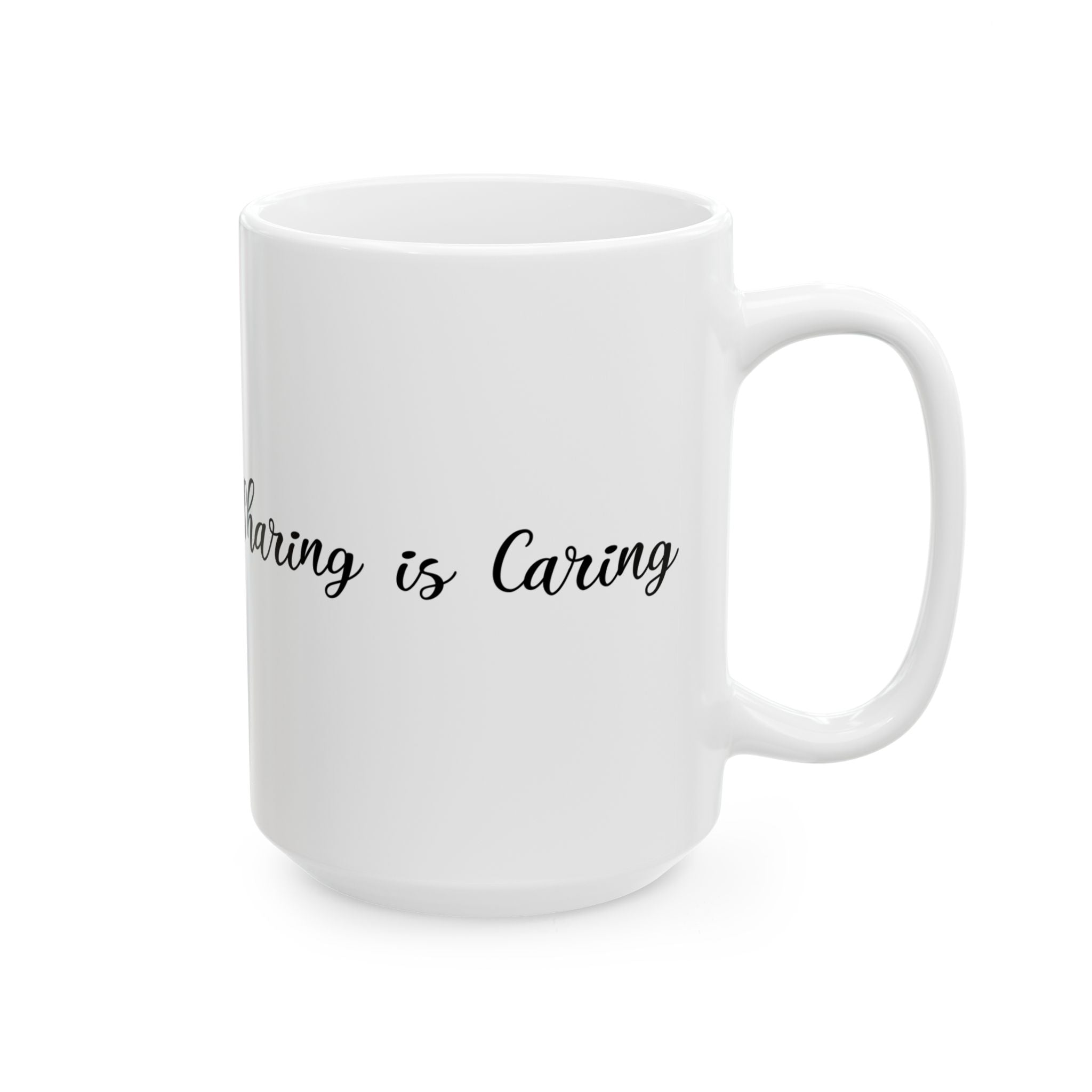 Inspirational Ceramic Mug - "Sharing Reality" - Perfect for Motivation & Gift Giving