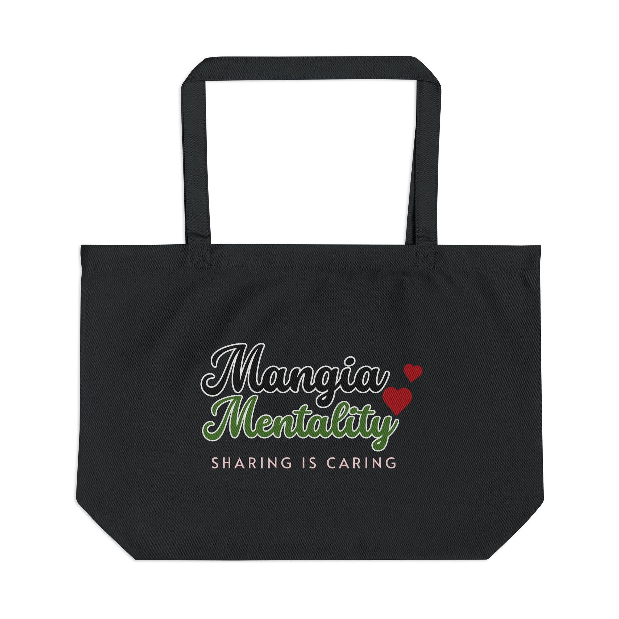 Large Eco Tote - Mangia Mentality – Sharing is Caring